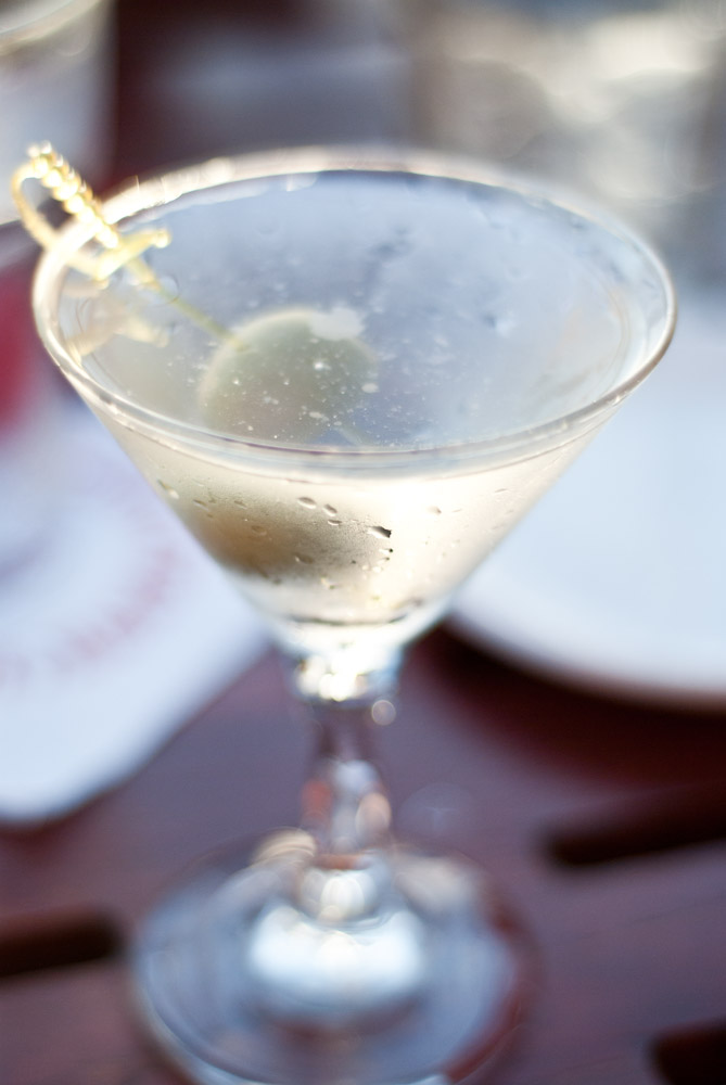 Dirty Dry Vodka Martini