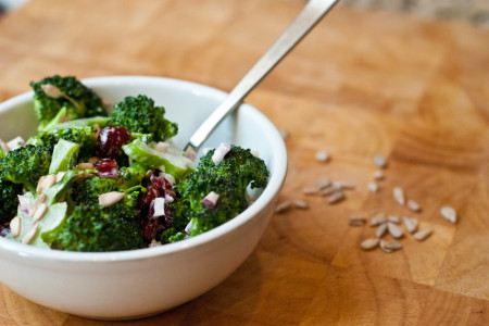 Cranberry Broccoli Salad