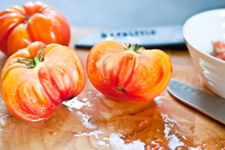 Roasted Heirloom Tomatoes And Pasta