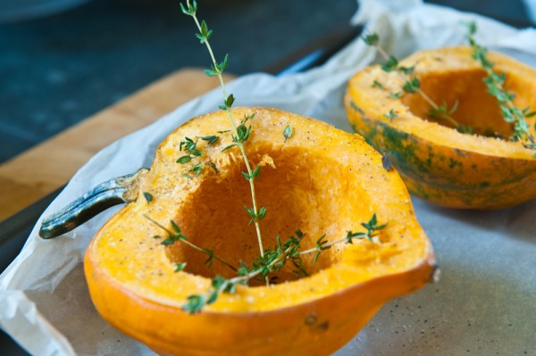Creamy Baked Acorn Squash by Food Practice