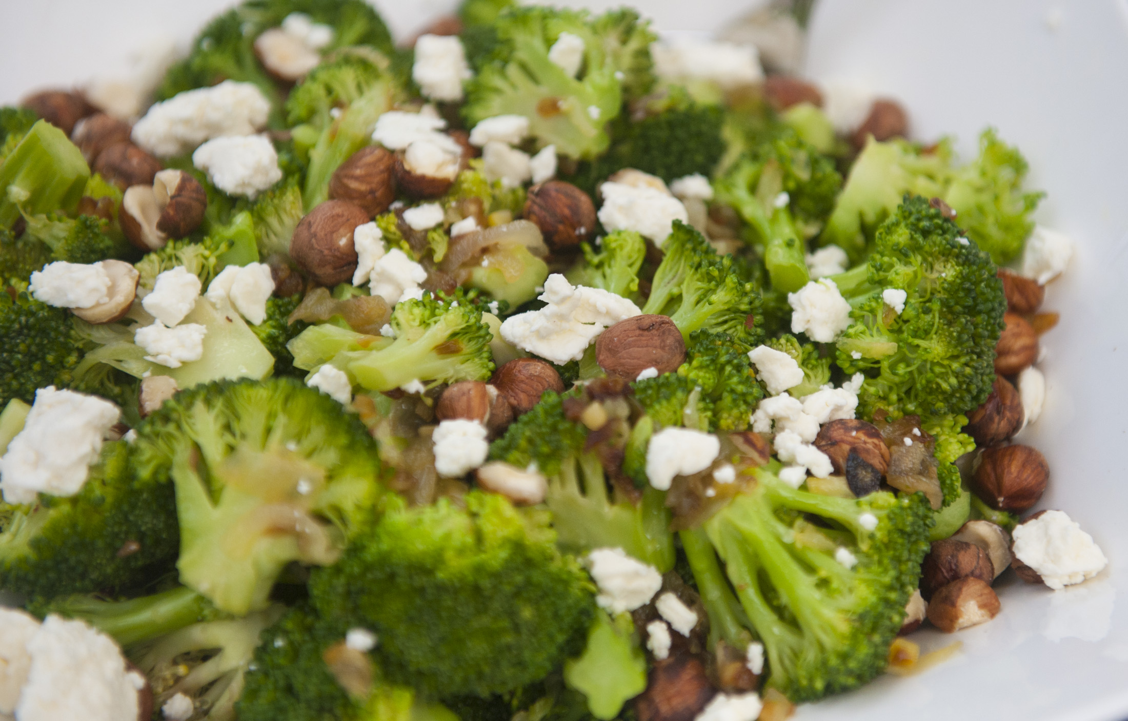 Hazelnut Broccoli Salad